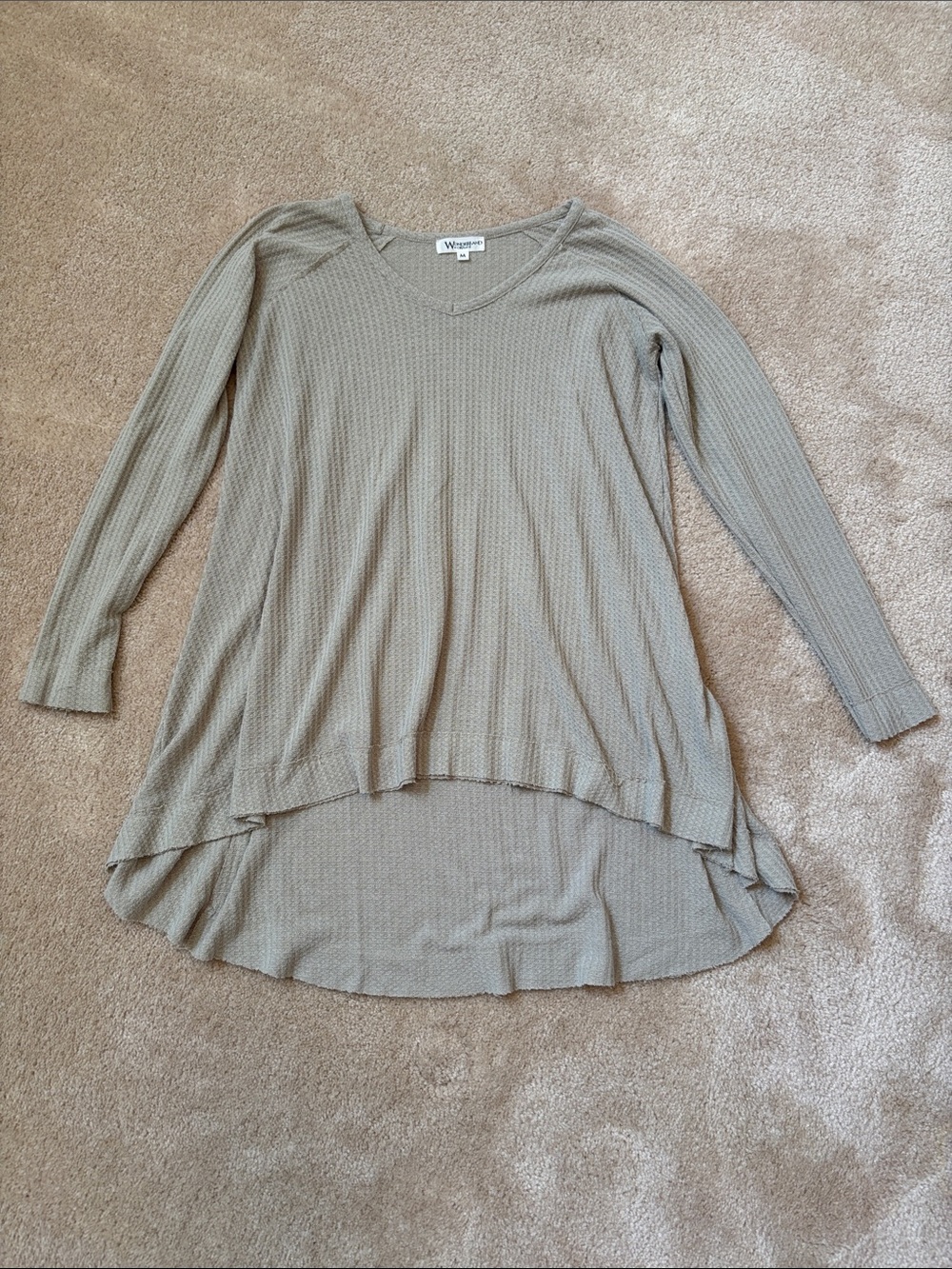Wonderland by Orange long sleeve flow top size M